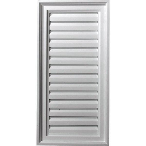 Vertical Gable Vent Louver, Non-Functional, 15